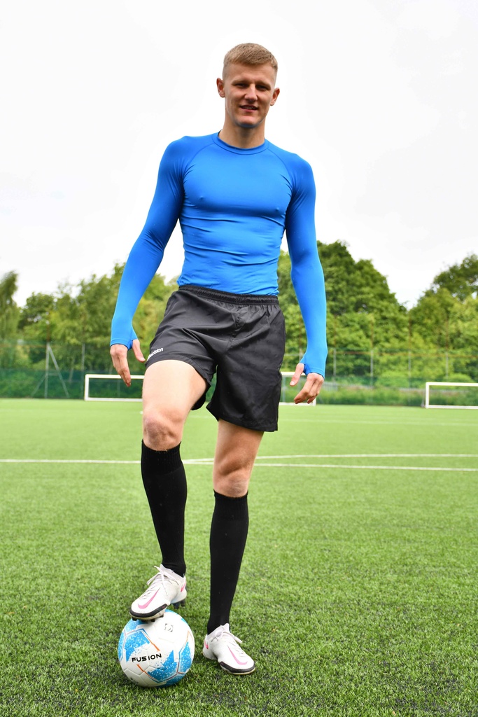 Green base layer football sale